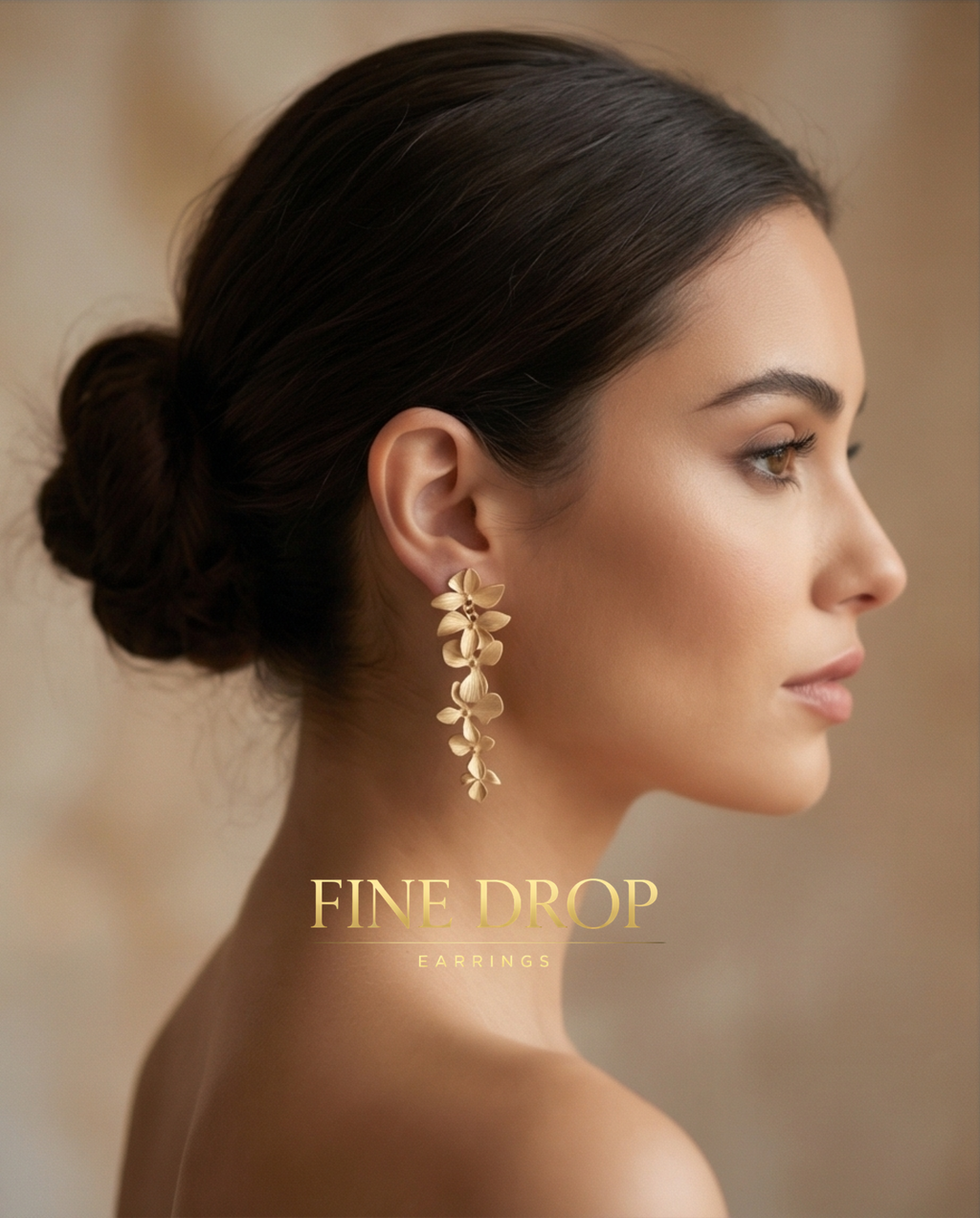 Golden Mist  Earrings