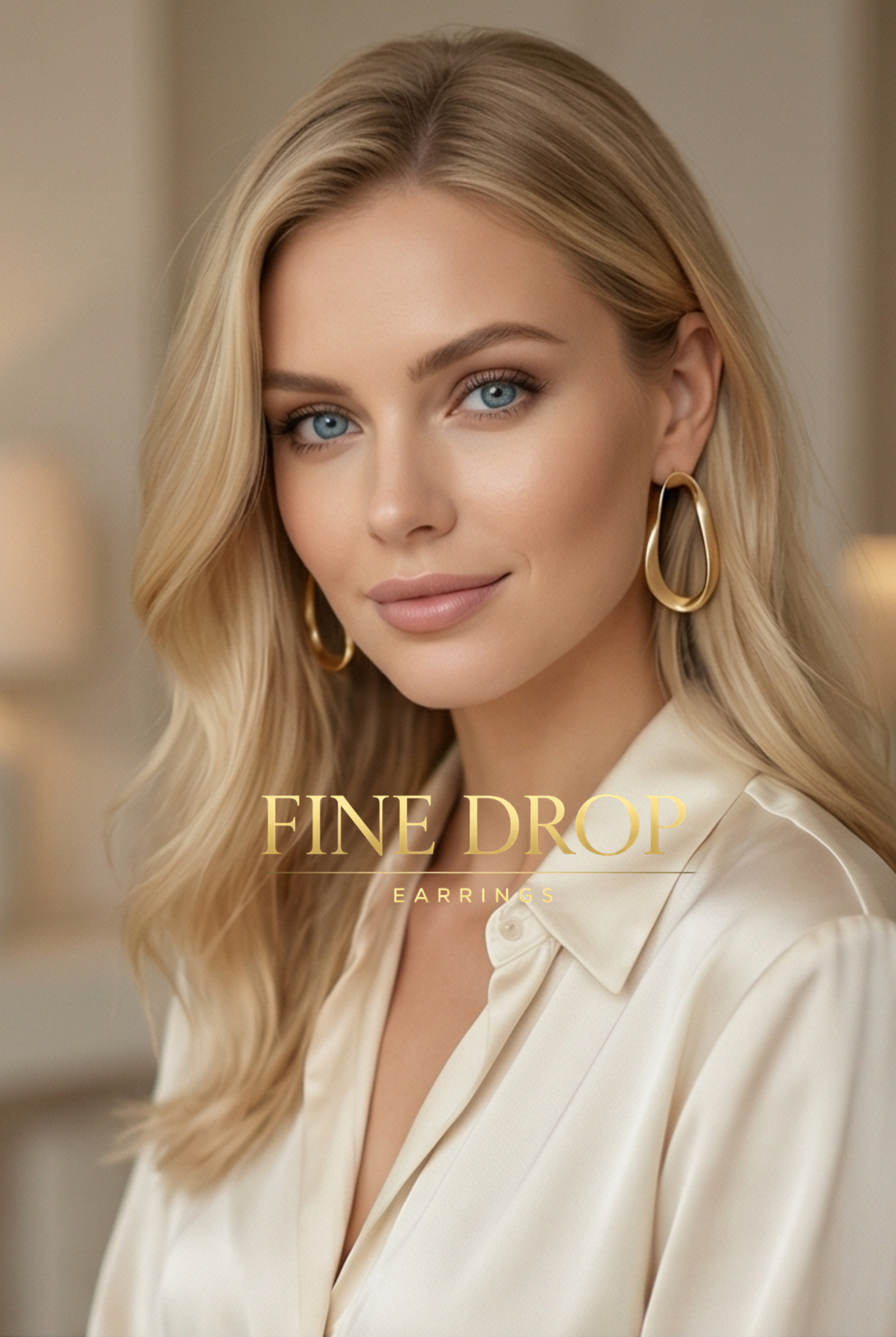 アクセサリー CONTOUR EARRINGS | Gold Contour Earrings – Fine Drop Earrings